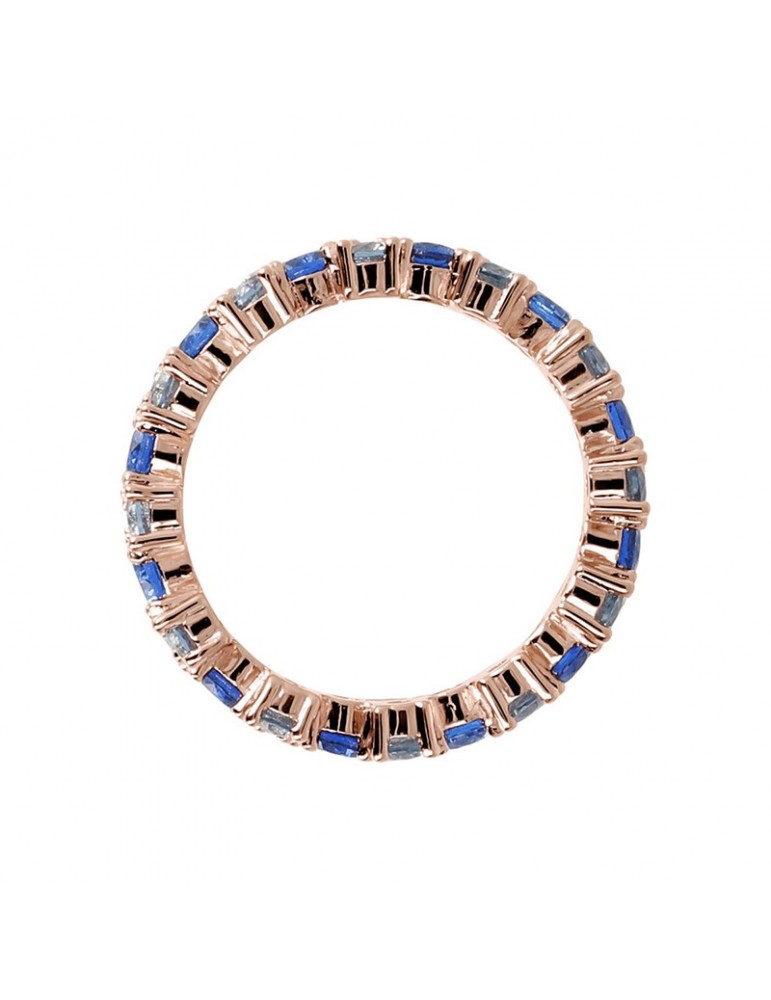 Bronzallure Ring - Miss - Veretta - Blue Cubic Zirconia-WSBZ02032.BLU