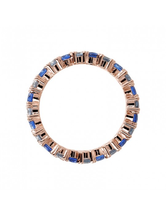 Bronzallure Ring - Miss - Veretta - Blue Cubic Zirconia-WSBZ02032.BLU