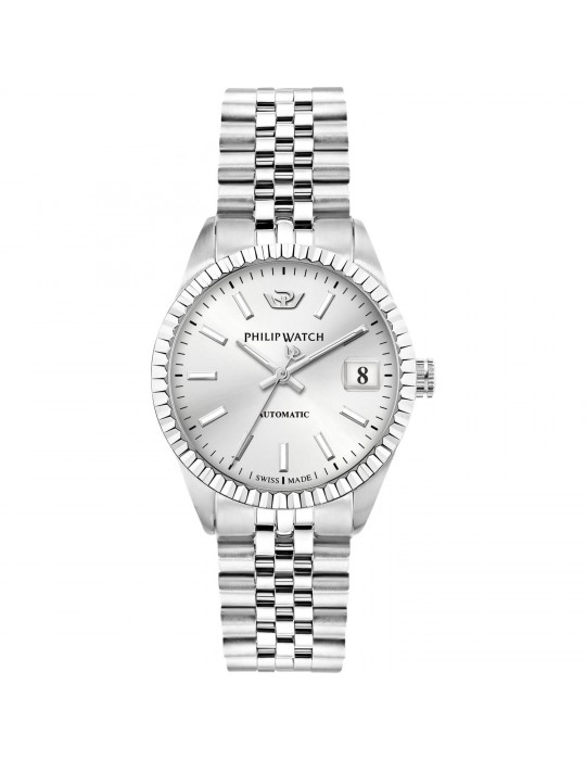 Philip Watch for Women - Caribe Automatic 35mm Silver White - 0