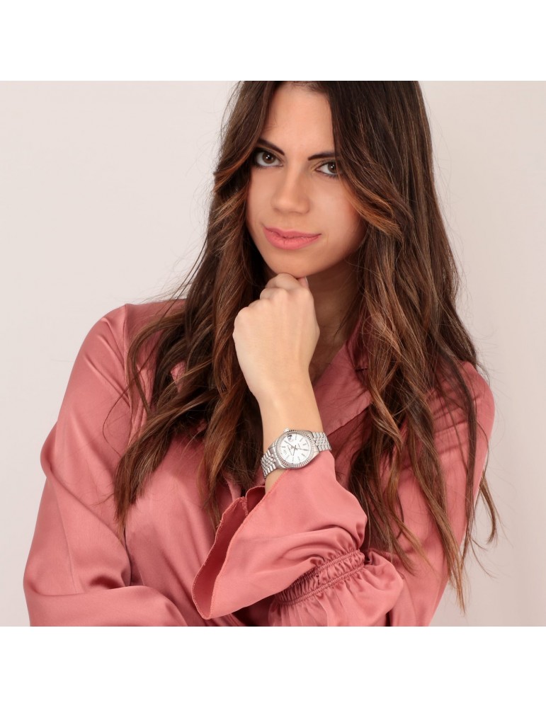 Orologio Philip Watch - Caribe - Automatico 35mm Argento Bianco - R8223597508