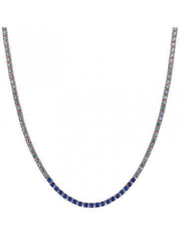Collana Bronzallure - Altissima -Tennis-Pietre Blu-WSBZ02115.MULTIBLUE