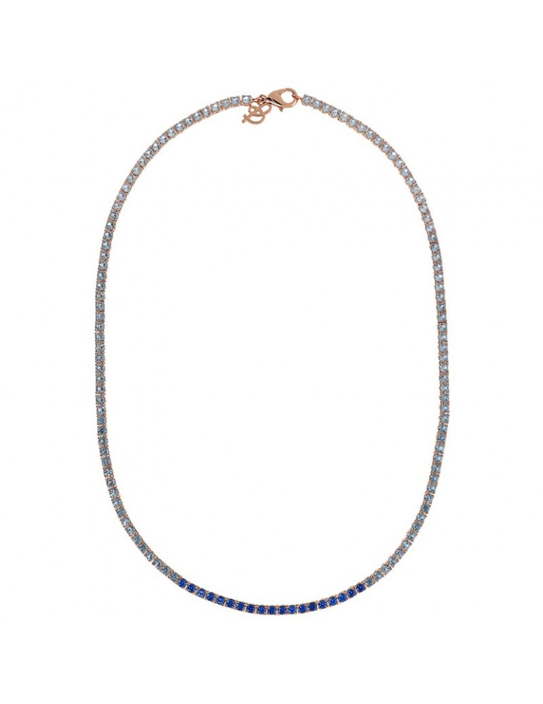 Collana Bronzallure - Altissima -Tennis-Pietre Blu-WSBZ02115.MULTIBLUE