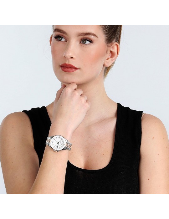 Orologio Philip Watch - Caribe - Quarzo - 35mm Rose Gold Bianco - R8253597637