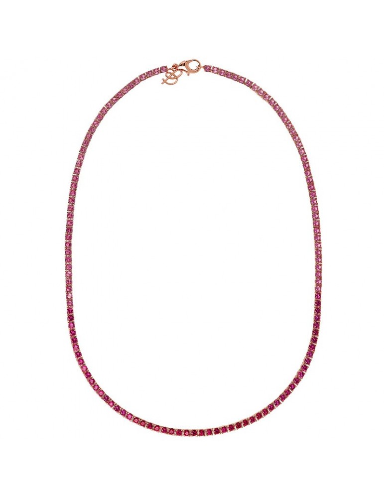 Collana Bronzallure - Altissima-Tennis-Pietre Rosa-WSBZ02115.MULTIPINK