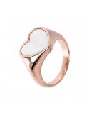 Bronzallure Ring - Alba - Chevalier - Heart - Pearl - WSBZ01729.WM