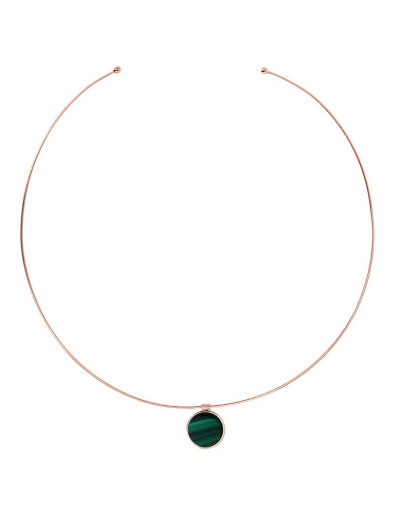 Girocollo Bronzallure - Alba - Pendente-Piatto-Malachite-WSBZ02080.GM