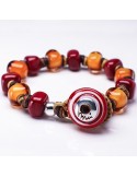 Bracciale Moi - Ombra Rossa - Vetro di Murano - Rosso - Ambra - OMBRAR