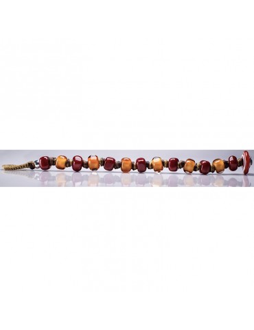 Moi Bracelet - Red Shadow - Murano Glass - Red - Amber - OMBRAR 2