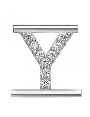 Letter Y Charm - Eleonora Giordani Bracelet - 925% Silver - EG0012