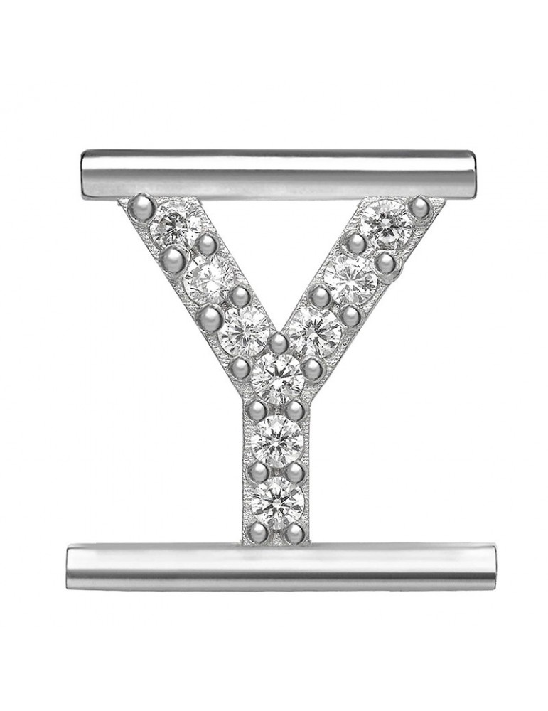Letter Y Charm - Eleonora Giordani Bracelet - 925% Silver - EG0012