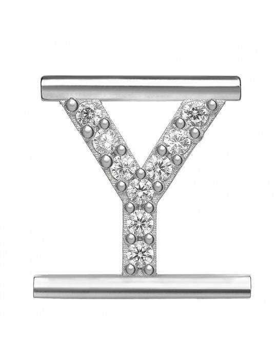 Letter Y Charm - Eleonora Giordani Bracelet - 925% Silver - EG0012
