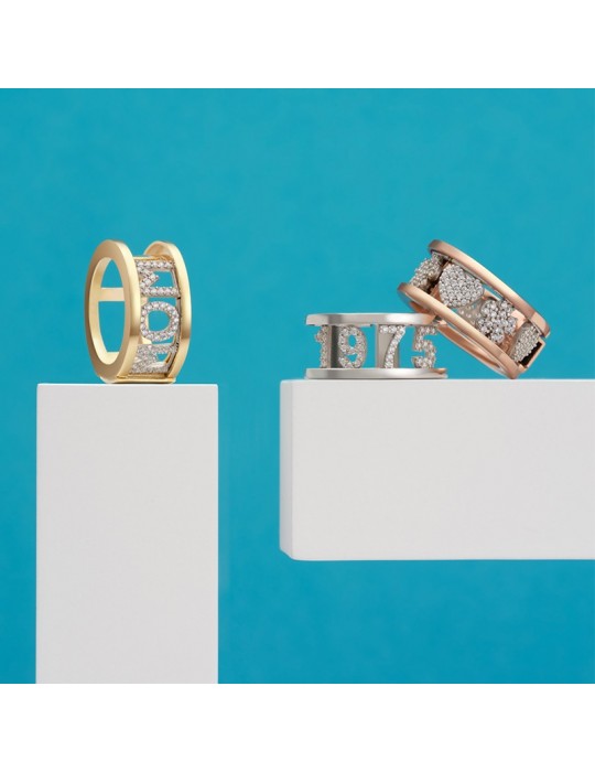 Eleonora Giordani Modular Ring - Modo -Customizable-EGAN0216
