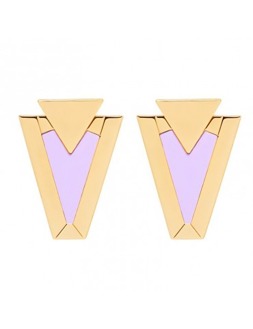 Orecchini Valentina Ferragni - Rhea Lilac Pendenti - DVF-OR-PE5