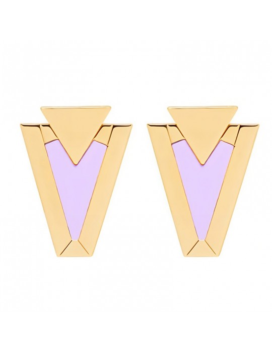 Valentina Ferragni Earrings - Rhea Lilac Pendants - 0