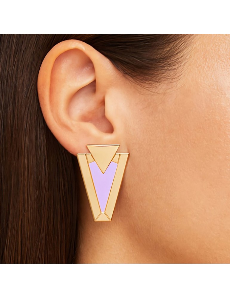 Valentina Ferragni Earrings - Rhea Lilac Pendants - 0