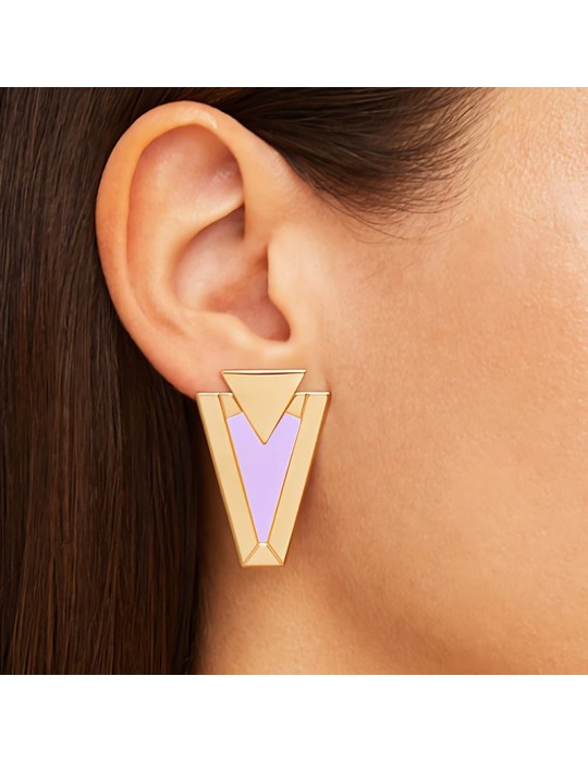 Valentina Ferragni Earrings - Rhea Lilac Pendants - 0