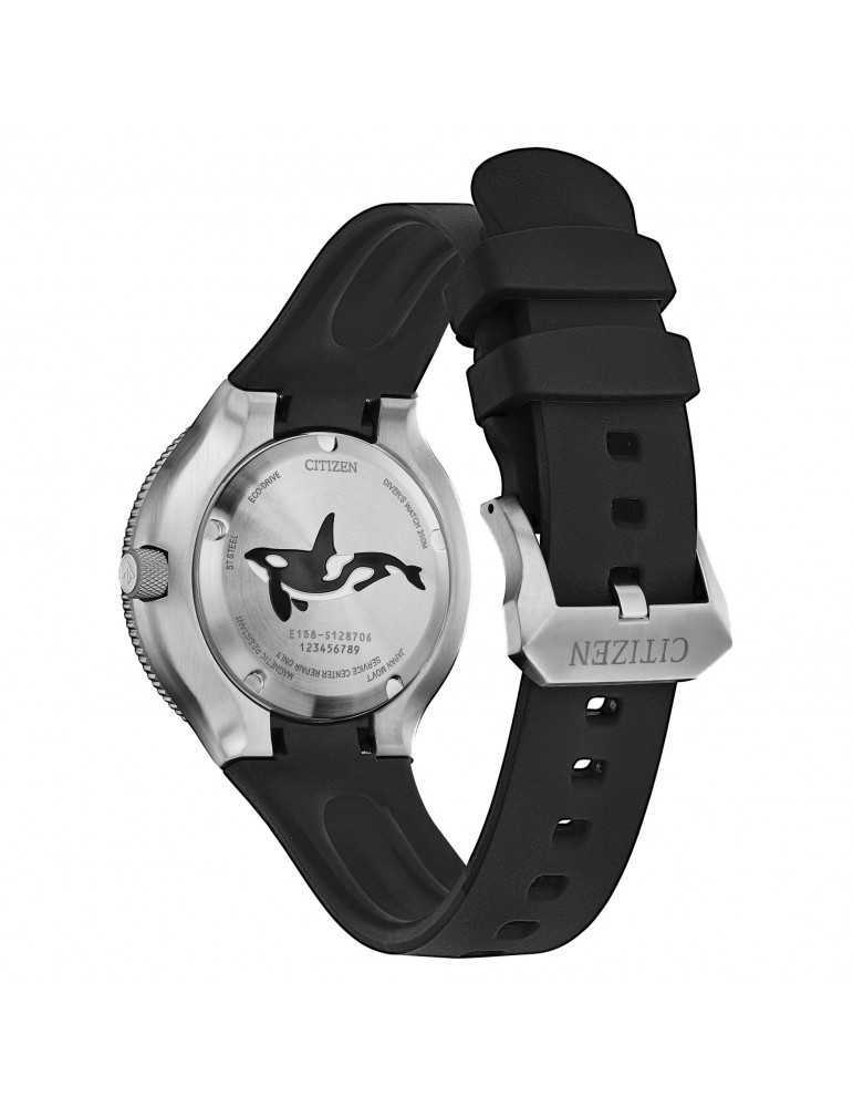Orologio Citizen - Promaster Diver's Eco-Drive 200mt Orca 46mm Nero - BN0230-04E