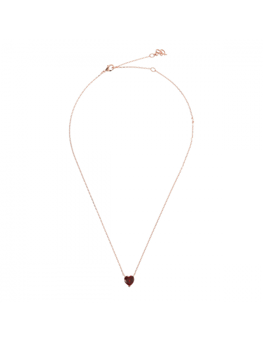 Necklace Bronzallure-Altissima-Red Heart-Cubic Zirconia-WSBZ02096.RED