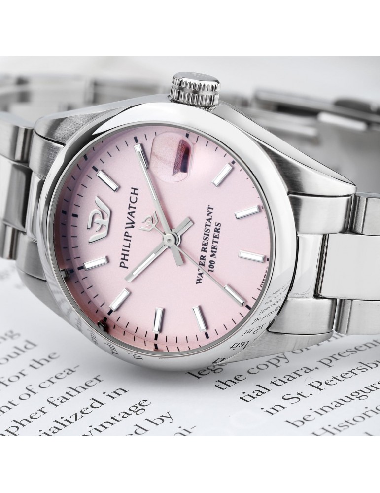 Orologio Philip Watch - Caribe Urban - Quarzo 31mm Rosa - R8253597646