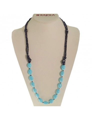 Collana Rajola - Forever - Lunga - Pasta Turchese - Spinello Blu-54268