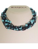 Rajola Necklace - Bubbles - Blue Spinel - Turquoise Paste - 5432043