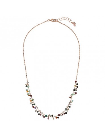 Bronzallure Necklace - Variegated - Colored Stones - WSBZ02111.MULTIQ 2