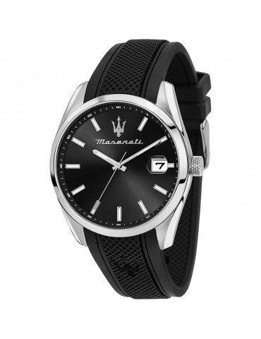 Orologio Maserati - Attrazione - Tempo e Data - 43mm -Nero-R8851151004