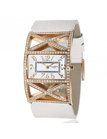 Orologio Haurex Ellipse Rose Gold 30mm da Donna - 0