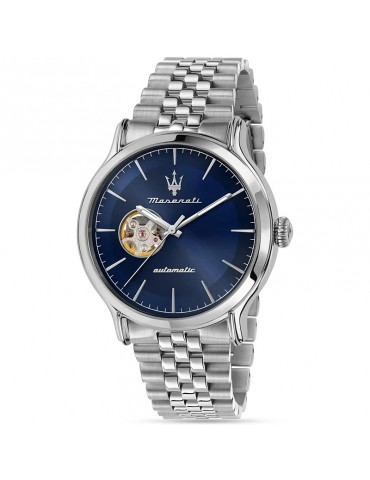 Orologio Maserati - Epoca - Automatico - Silver - 42mm-Blu-R8823118009