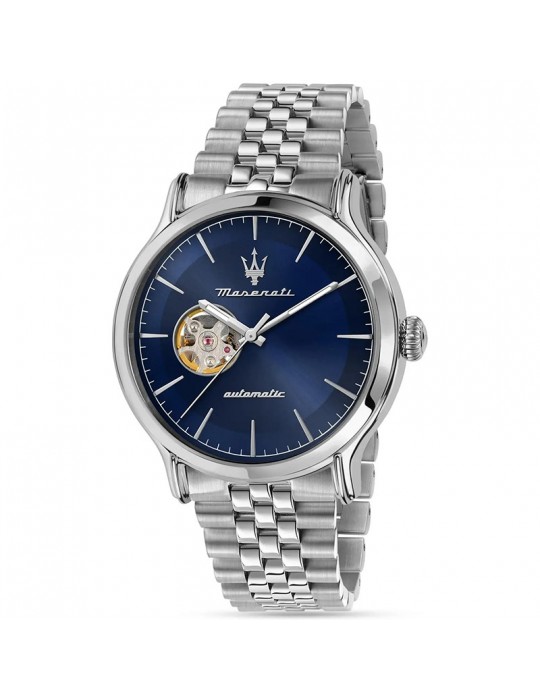 Maserati watch - Epoca - Automatic - Silver - 42mm-Blue-R8823118009