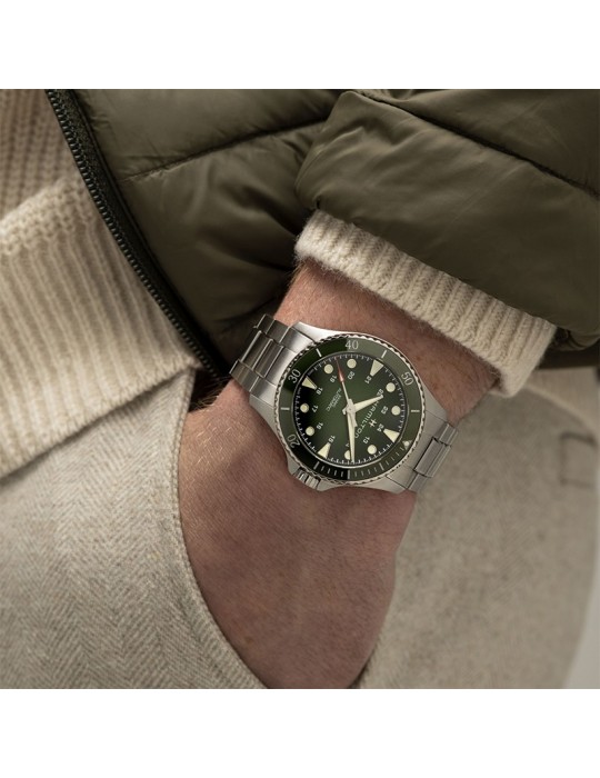 Orologio Hamilton - Khaki Navy Scuba - Automatico 43mm Verde - H82525160