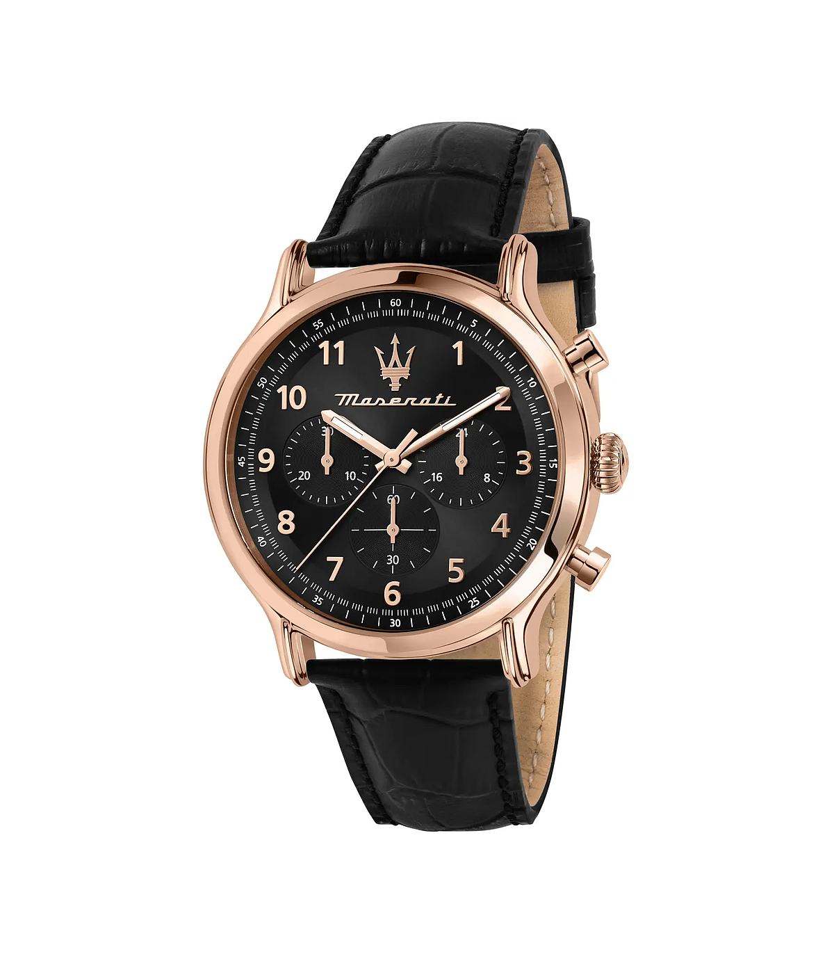 Black - Chronograph watch - - - R8871618018 - 42mm Maserati Epoca - Rose
