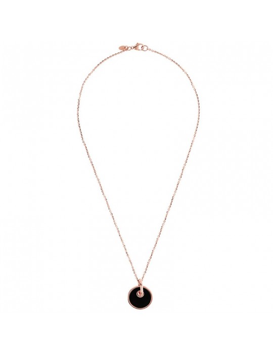 Bronzallure Necklace - Alba - Round Neck - Black Onyx - WSBZ02085.BO