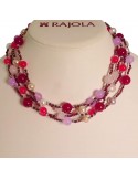 Collana Rajola - Candy - Multifilo - Quarzo Rosa - Madreperla - 544252