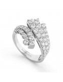 Buonocore Ring - Fantasia Wave 2.0 in 18K White Gold with 1.62 ct White Diamonds - 0