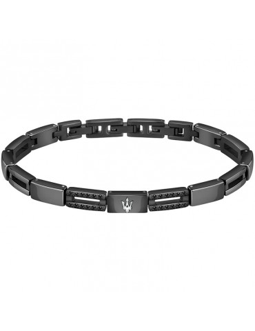 Bracciale Maserati - Jewels - Ceramica Nera -Cristalli Neri-JM223ATZ21