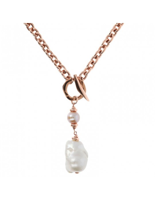 Collana Bronzallure - Maxima - Perla Barocca Pendente - WSBZ01690WPRL