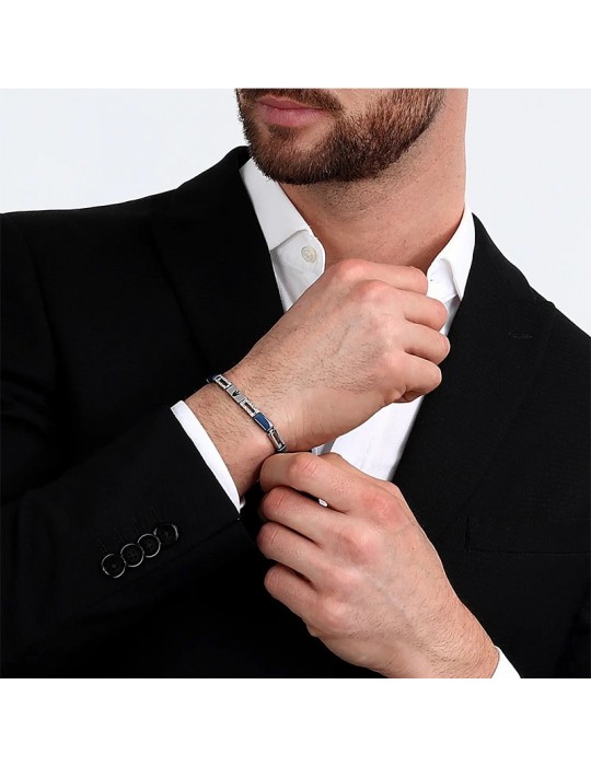 Bracciale Maserati - Jewels - Ceramica Blu-CristalliBianchi-JM223ATZ23