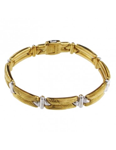 Chimento Bracelet - Tradition Gold in 18K Yellow Gold with Diamond on the Clasp 0.03 Ct - 0