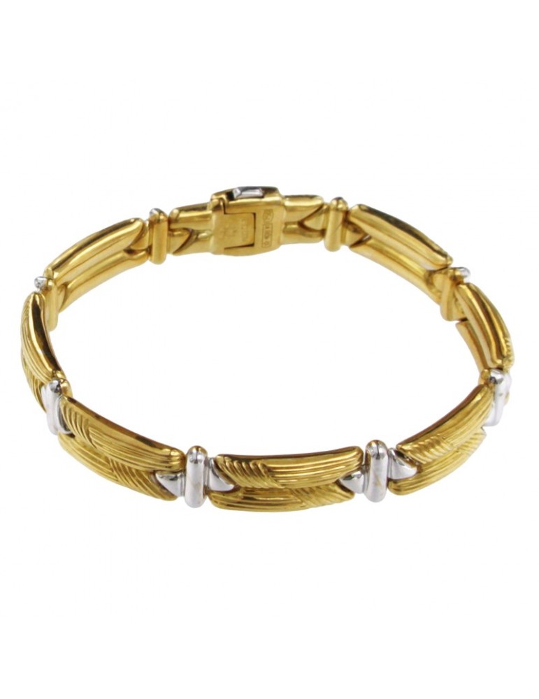 Chimento Bracelet - Tradition Gold in 18K Yellow Gold with Diamond on the Clasp 0.03 Ct - 0