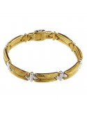 Chimento Bracelet - Tradition Gold in 18K Yellow Gold with Diamond on the Clasp 0.03 Ct - 0