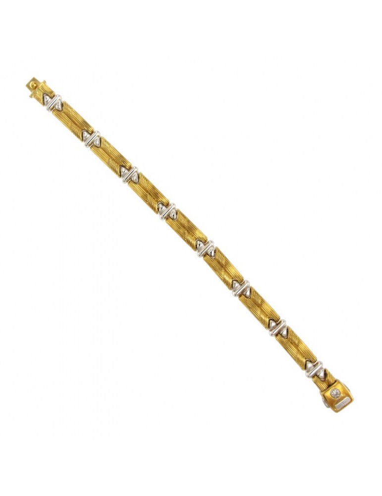 Chimento Bracelet - Tradition Gold in 18K Yellow Gold with Diamond on the Clasp 0.03 Ct - 0