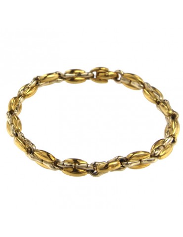 Bracciale Chimento - Tradition Gold Bicolore in Oro Giallo ed Oro Bianco 18 carati - 19,5 cm - 0