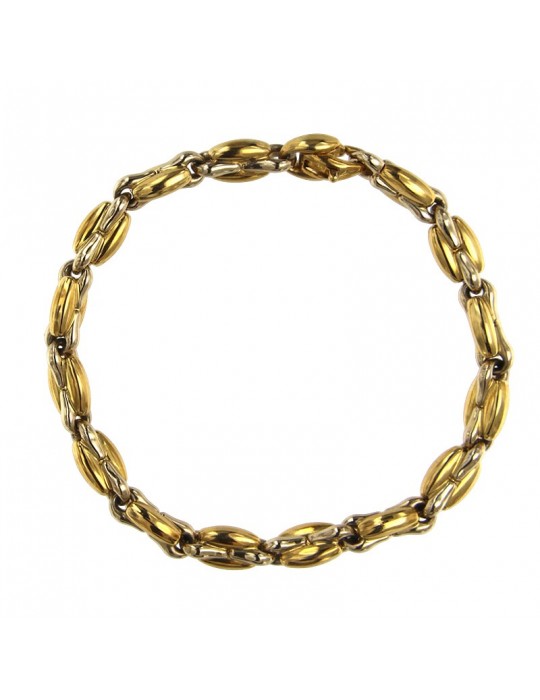 Bracciale Chimento - Tradition Gold Bicolore in Oro Giallo ed Oro Bianco 18 carati - 19,5 cm - 0