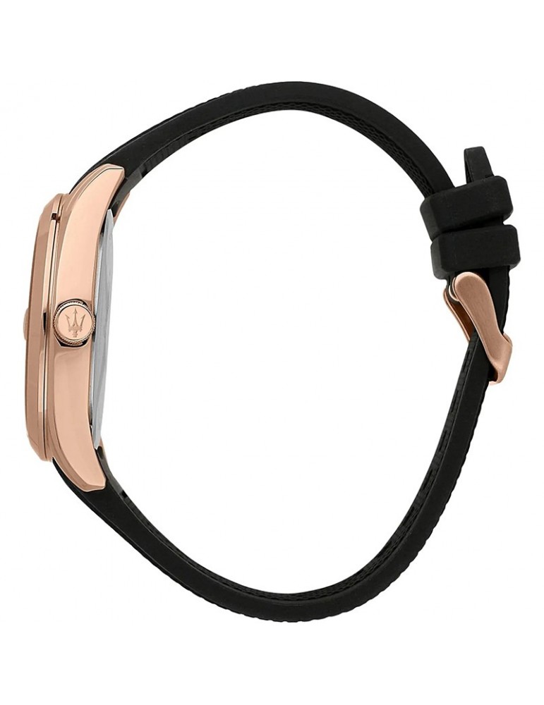 Maserati Watch - Attraction - Black-43mm-Case Rose Gold-R8851151002
