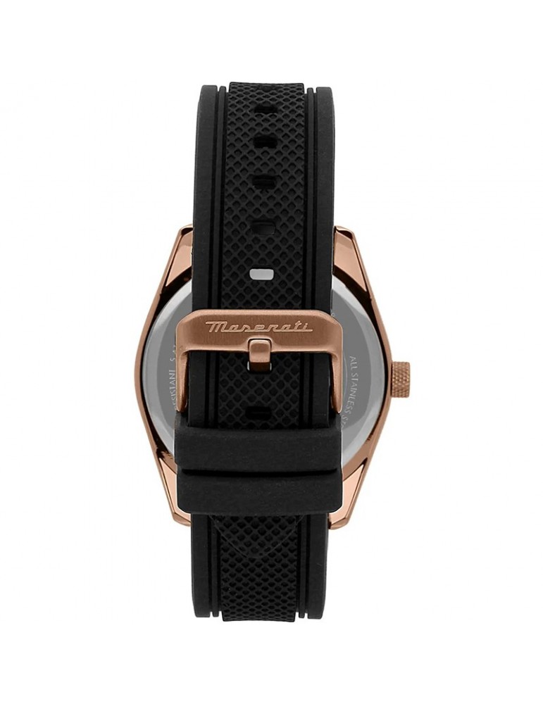 Maserati Watch - Attraction - Black-43mm-Case Rose Gold-R8851151002
