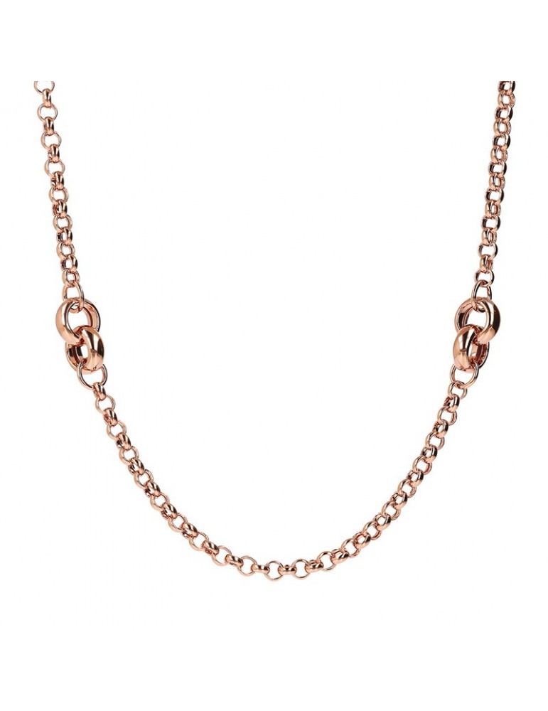 Collana Bronzallure - Purezza - Lunga - Rose Gold - Catena Rolò - WSBZ02125.R