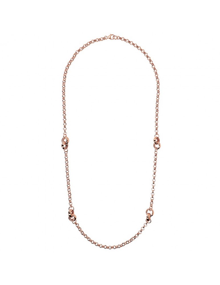 Collana Bronzallure - Purezza - Lunga - Rose Gold - Catena Rolò - WSBZ02125.R