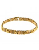 Bracciale Chimento - Tradition Gold in Oro Giallo con Maglia Greca - 21,5 cm - 0