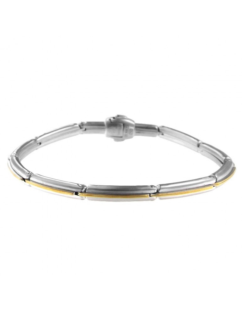 Chimento Bracelet - Tradition Gold in 18K White Gold with 0.03 ct Diamond - 20 cm - 0
